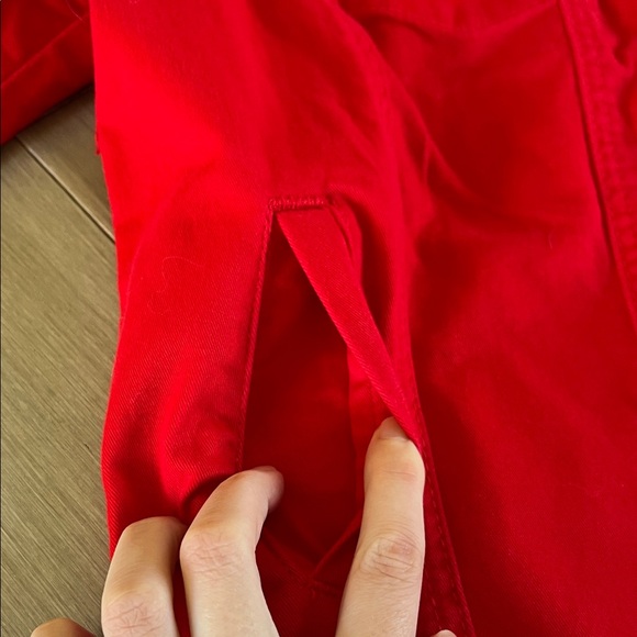 Kut from the Kloth Women's Red Jean Jacket - Picture 4 of 11